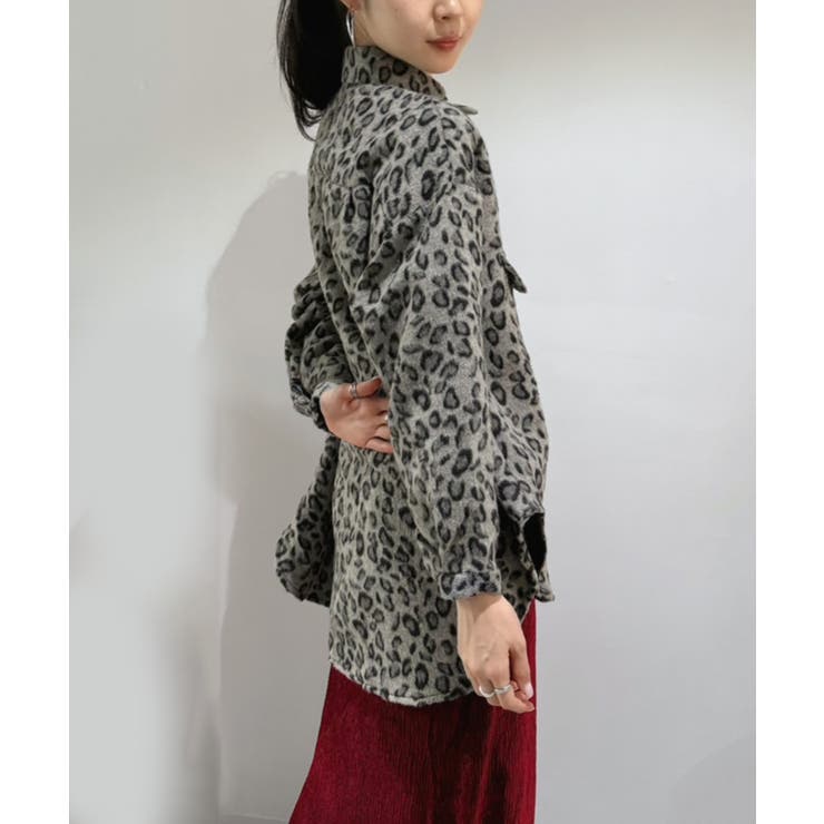 レオパードルーズアウターシャツ | Jewelobe | 詳細画像13 