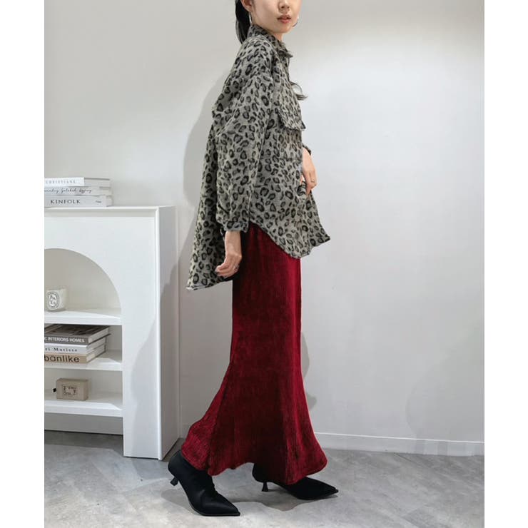 レオパードルーズアウターシャツ | Jewelobe | 詳細画像16 