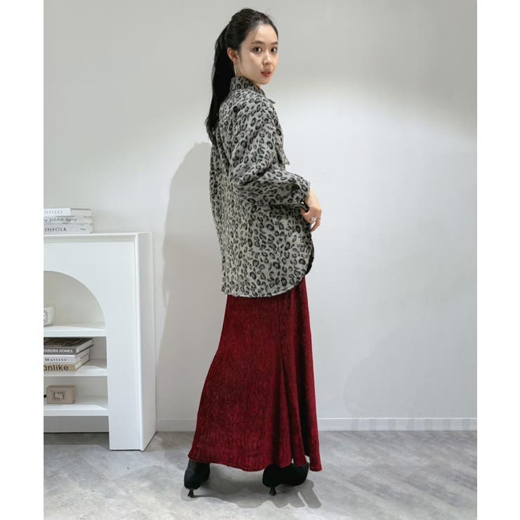 レオパードルーズアウターシャツ | Jewelobe | 詳細画像17 