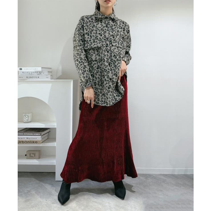 レオパードルーズアウターシャツ | Jewelobe | 詳細画像18 