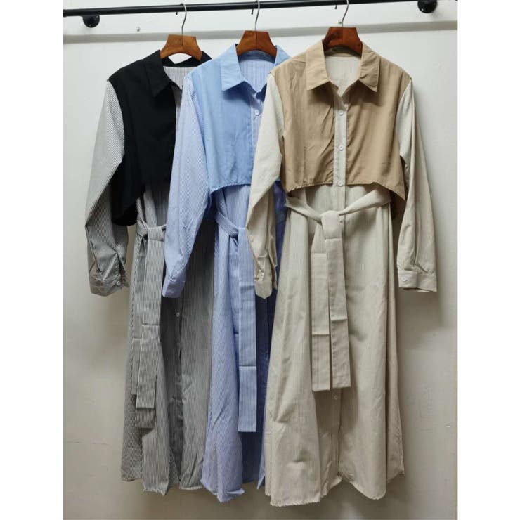 超美品 美品 セオリー トレンチ ワンピース ベージュ シャツ ジレ 日本公式品