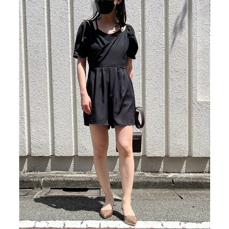 タックカシュクールショートオールインワン | Jewelobe | 詳細画像13 