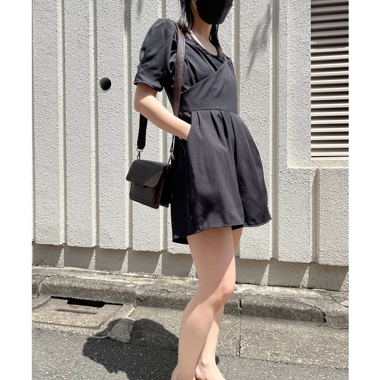 タックカシュクールショートオールインワン | Jewelobe | 詳細画像19 