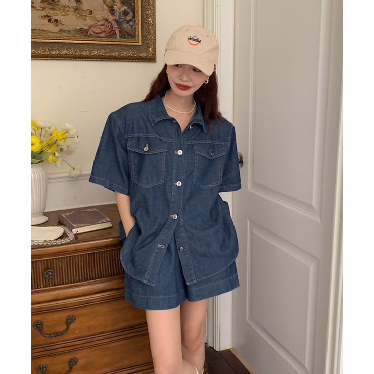 デニムシャツ ショートイージーパンツ セットアップ 品番 Jlbw Jewelobe ジュエローブ のレディースファッション通販 Shoplist ショップリスト デニムシャツ ショートイージーパンツ セットアップ 品番 Jlbw Jewelobe ジュエローブ のレディースファッション通販 Shoplist ショップリスト
