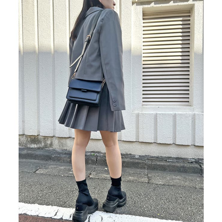 コンパクトジャケット×プリーツミニスカートセットアップ | Jewelobe | 詳細画像11 