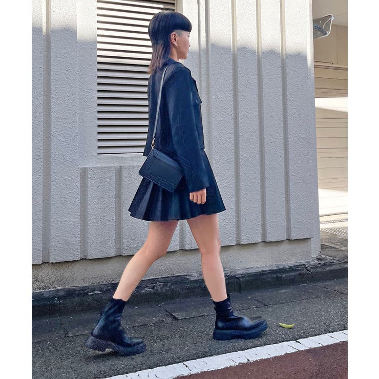 コンパクトジャケット×プリーツミニスカートセットアップ | Jewelobe | 詳細画像14 