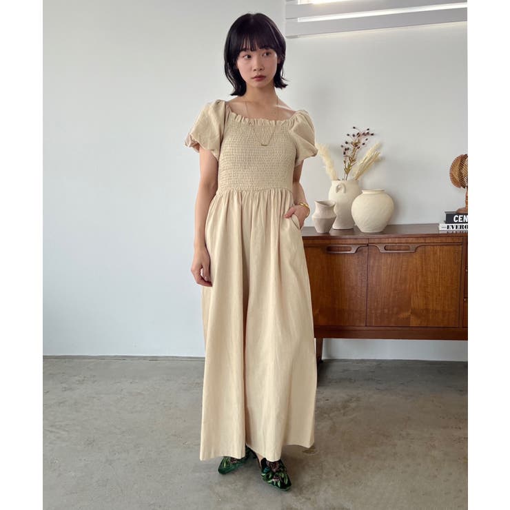 バルーンスリーブシャーリングオールインワン | Jewelobe | 詳細画像1 