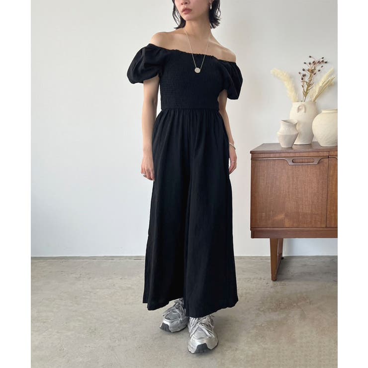 バルーンスリーブシャーリングオールインワン | Jewelobe | 詳細画像13 