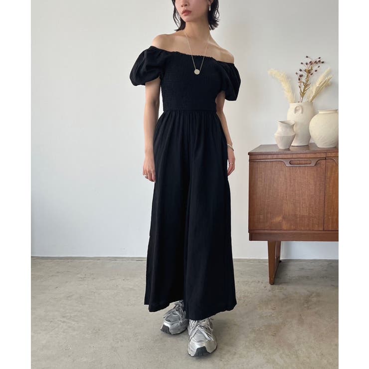 バルーンスリーブシャーリングオールインワン | Jewelobe | 詳細画像16 