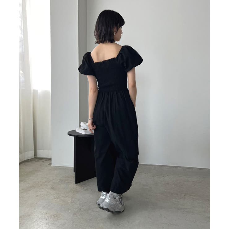 バルーンスリーブシャーリングオールインワン | Jewelobe | 詳細画像17 