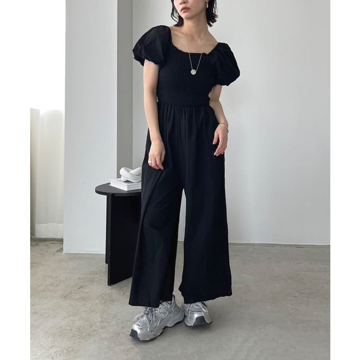 バルーンスリーブシャーリングオールインワン | Jewelobe | 詳細画像18 