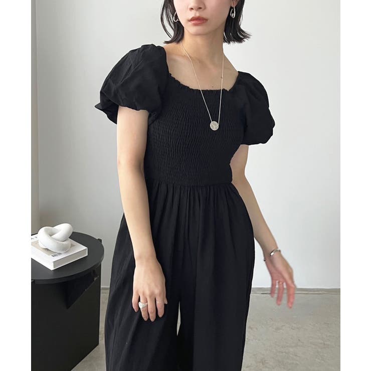 バルーンスリーブシャーリングオールインワン | Jewelobe | 詳細画像19 