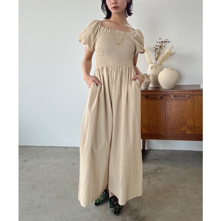 バルーンスリーブシャーリングオールインワン | Jewelobe | 詳細画像2 