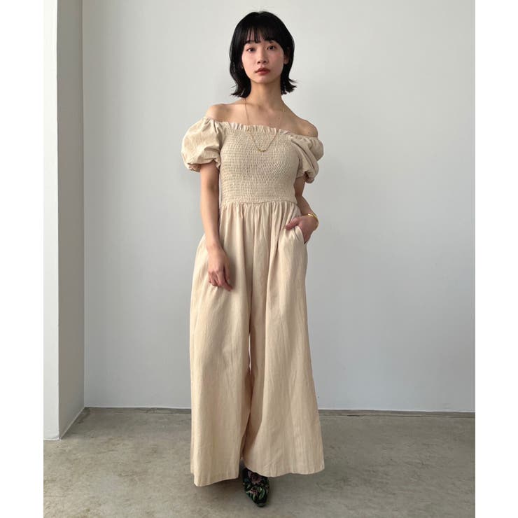 バルーンスリーブシャーリングオールインワン | Jewelobe | 詳細画像4 