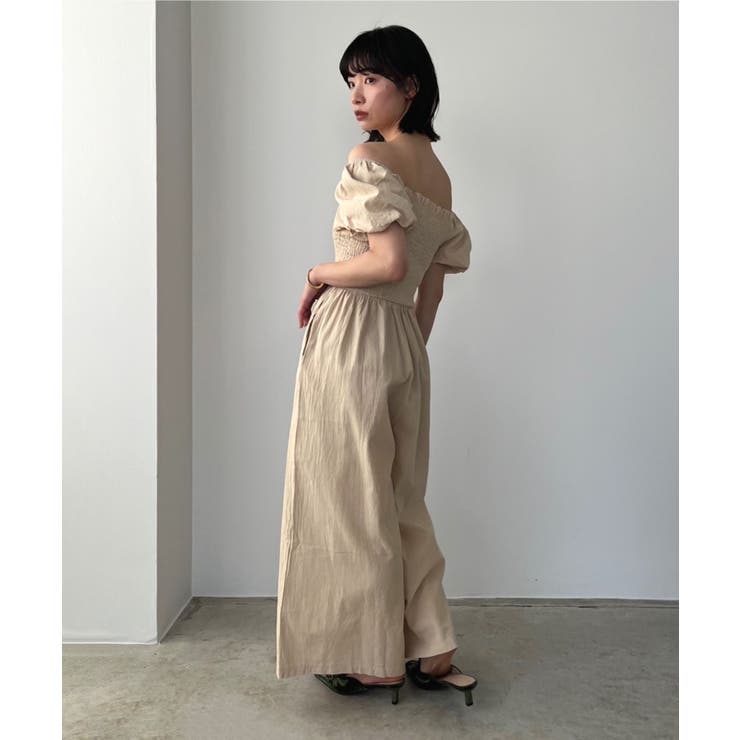 バルーンスリーブシャーリングオールインワン | Jewelobe | 詳細画像6 