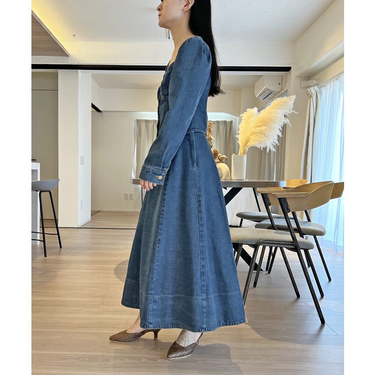 ビスチェジャケット×フレアスカート デニムセットアップ | Jewelobe | 詳細画像3 