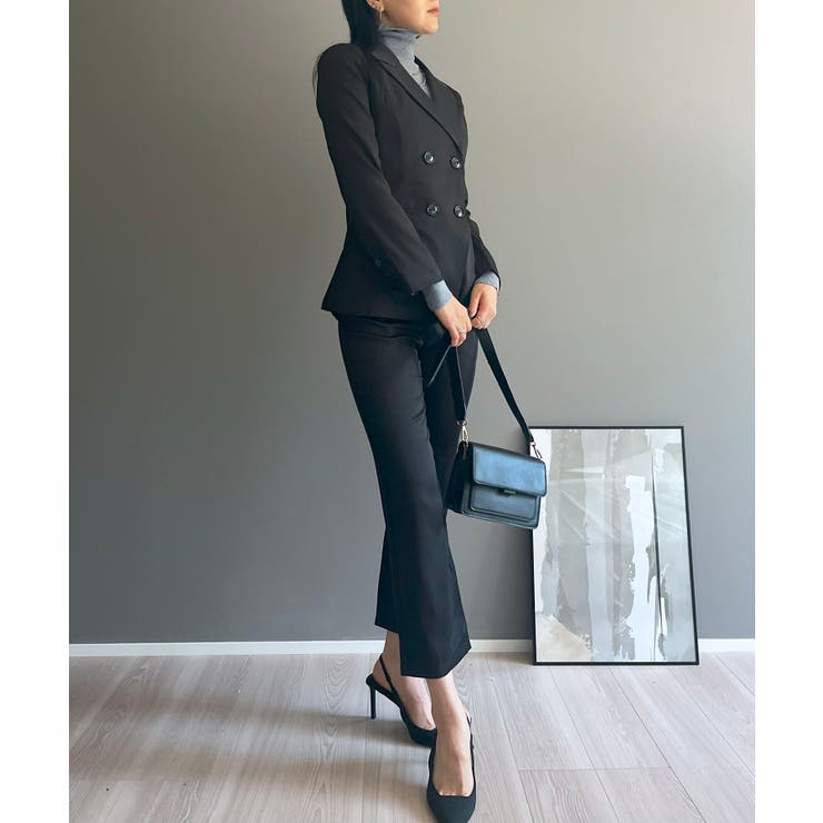 ダブルブレストジャケット＆タイトクロップドパンツスーツ | Jewelobe | 詳細画像17 