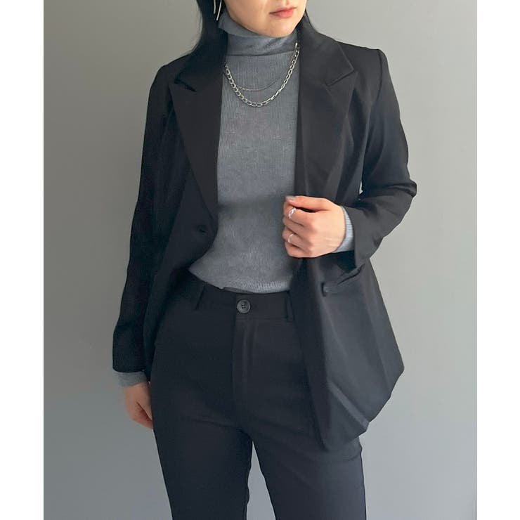 ダブルブレストジャケット＆タイトクロップドパンツスーツ | Jewelobe | 詳細画像25 