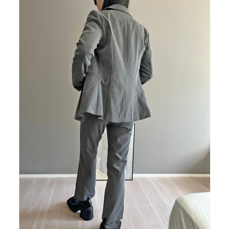 ダブルブレストジャケット＆タイトクロップドパンツスーツ | Jewelobe | 詳細画像5 