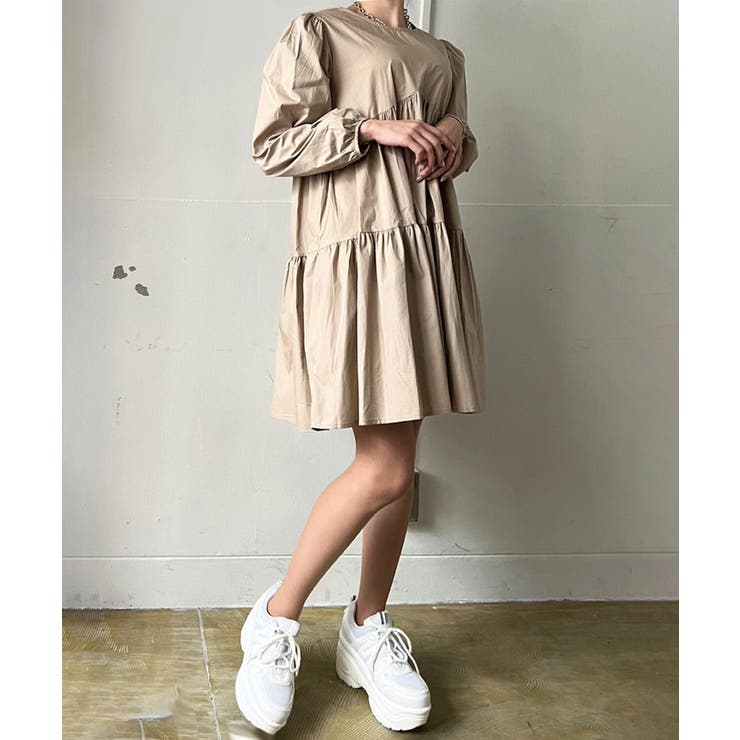 ティアードチュニックミニワンピース | Jewelobe | 詳細画像13 