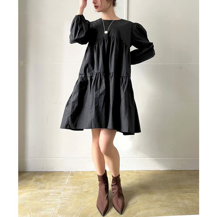 ティアードチュニックミニワンピース | Jewelobe | 詳細画像27 