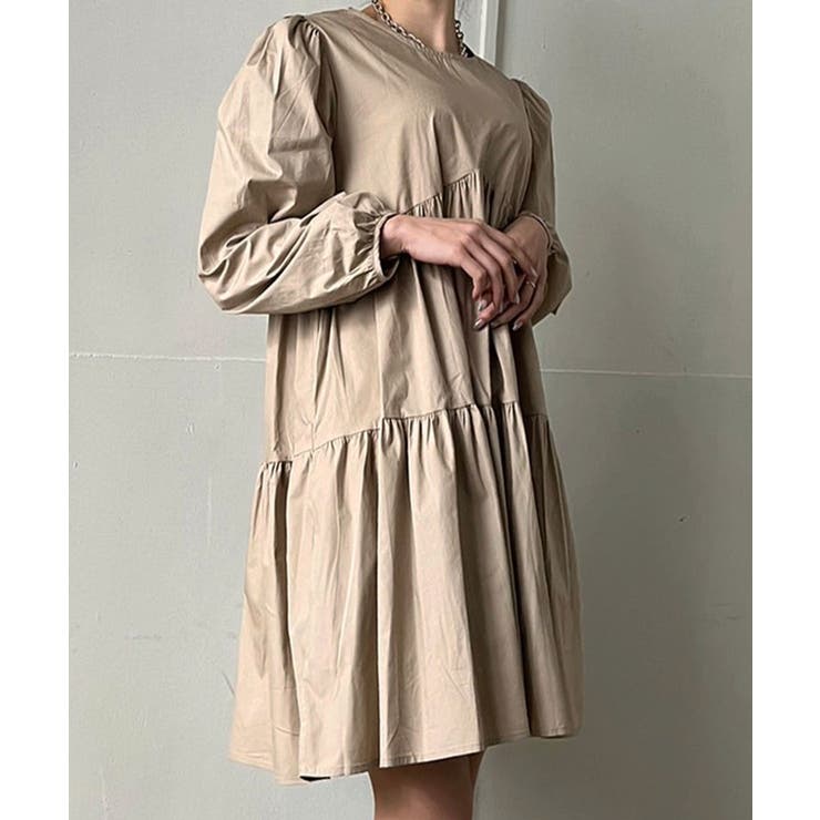 ティアードチュニックミニワンピース | Jewelobe | 詳細画像3 