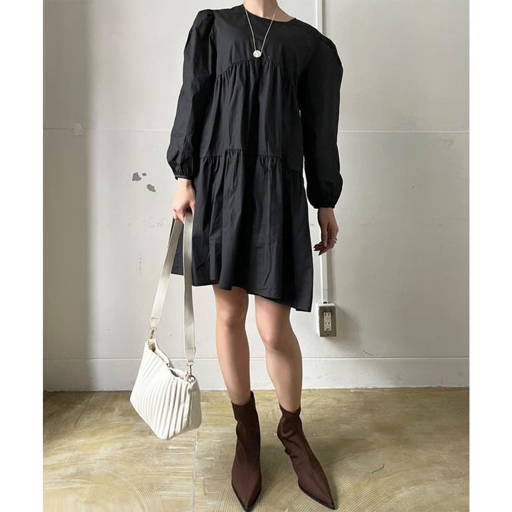 ティアードチュニックミニワンピース | Jewelobe | 詳細画像33 