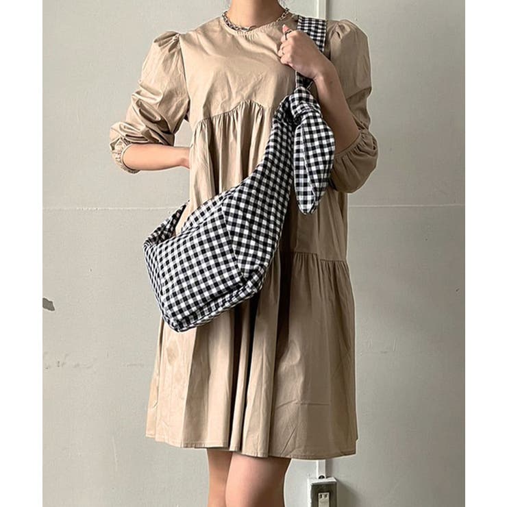 ティアードチュニックミニワンピース | Jewelobe | 詳細画像4 