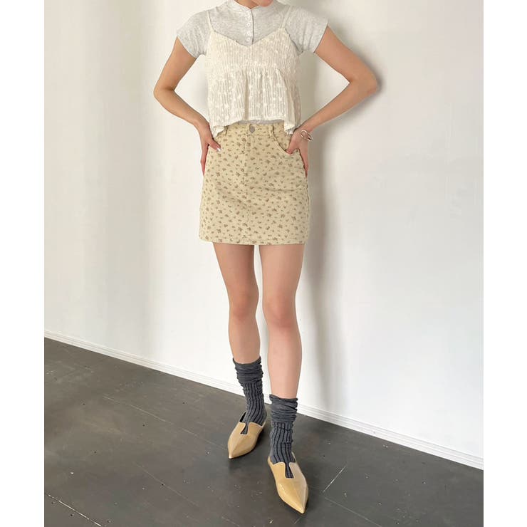 コバナツイルミニスカート | Jewelobe | 詳細画像23 