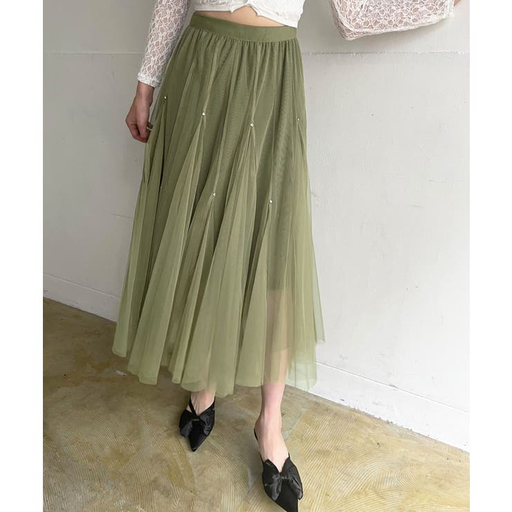 ポイントラインストーンチュールスカート | Jewelobe | 詳細画像12 