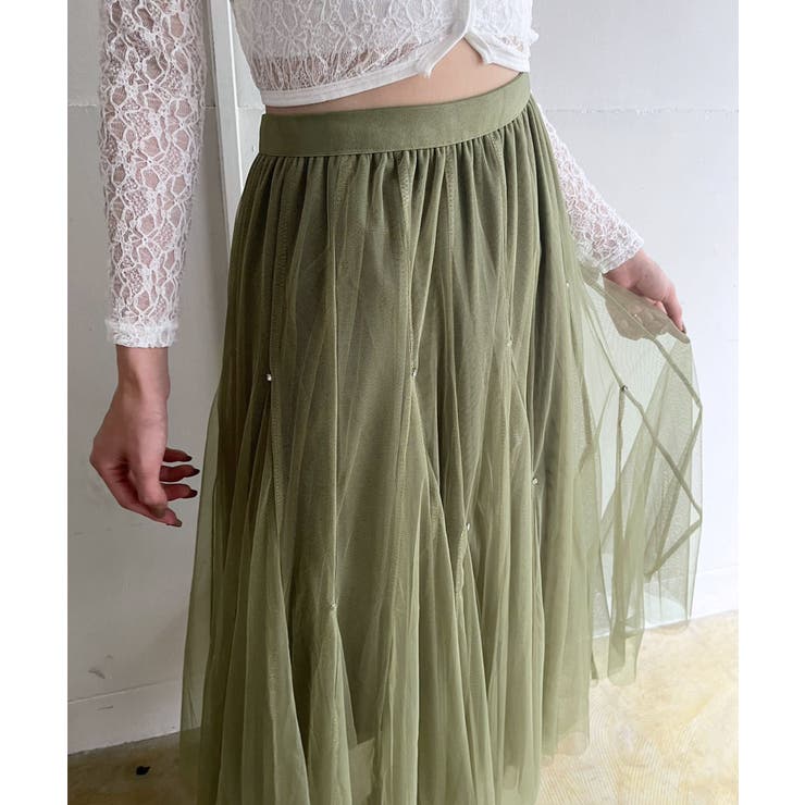 ポイントラインストーンチュールスカート | Jewelobe | 詳細画像13 