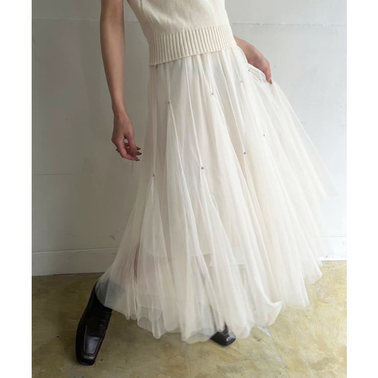 ポイントラインストーンチュールスカート | Jewelobe | 詳細画像2 