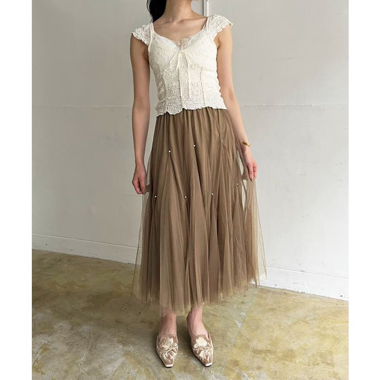 ポイントラインストーンチュールスカート | Jewelobe | 詳細画像31 