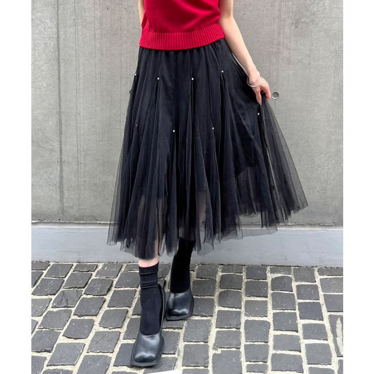 ポイントラインストーンチュールスカート | Jewelobe | 詳細画像34 