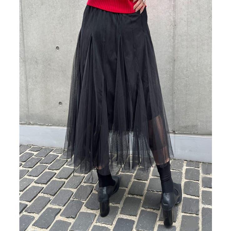 ポイントラインストーンチュールスカート | Jewelobe | 詳細画像35 