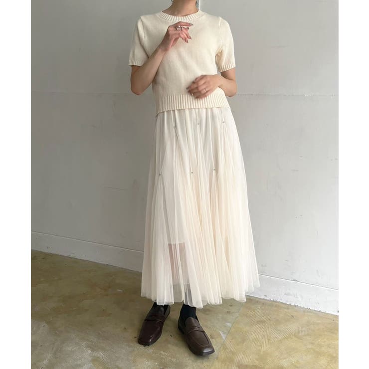 ポイントラインストーンチュールスカート | Jewelobe | 詳細画像6 