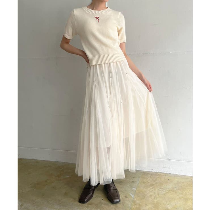 ポイントラインストーンチュールスカート | Jewelobe | 詳細画像7 