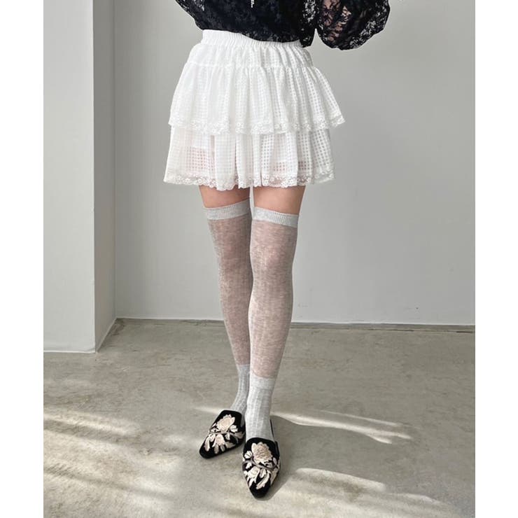 ギンガムチェックティアードミニスカート | Jewelobe | 詳細画像1 