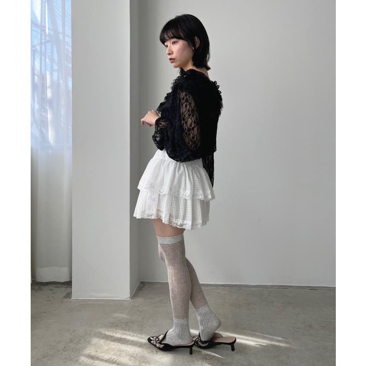 ギンガムチェックティアードミニスカート | Jewelobe | 詳細画像11 