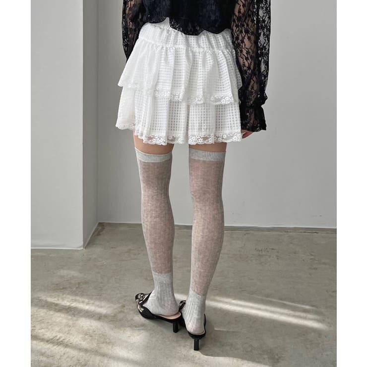 ギンガムチェックティアードミニスカート | Jewelobe | 詳細画像2 