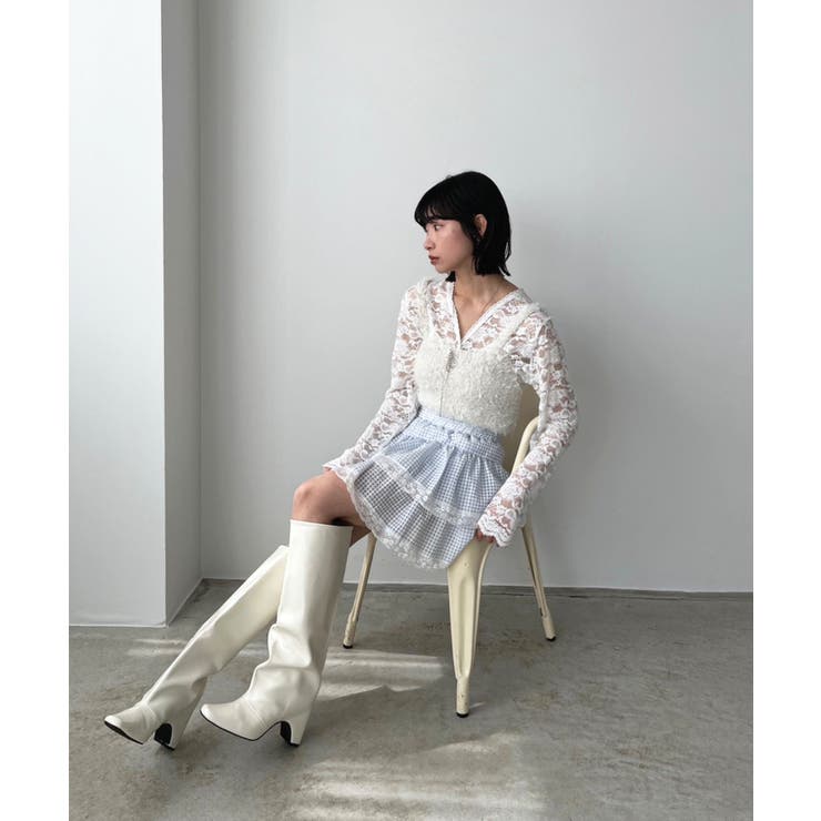 ギンガムチェックティアードミニスカート | Jewelobe | 詳細画像20 