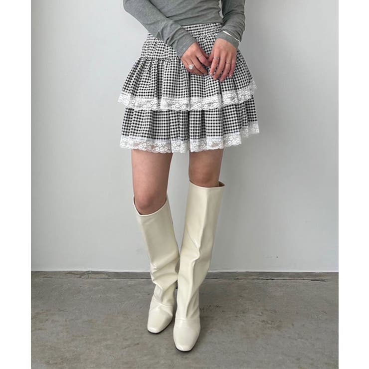 ギンガムチェックティアードミニスカート | Jewelobe | 詳細画像27 
