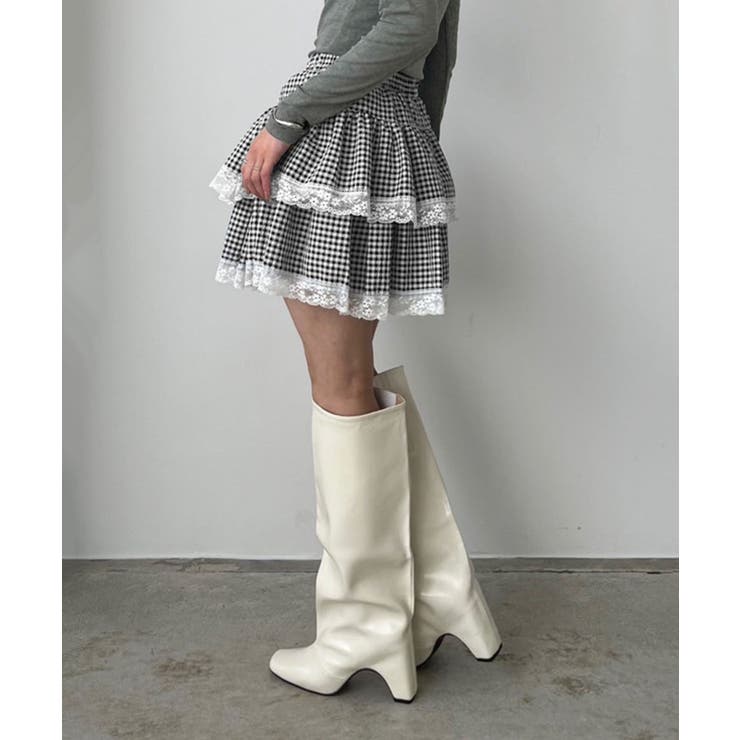 ギンガムチェックティアードミニスカート | Jewelobe | 詳細画像28 