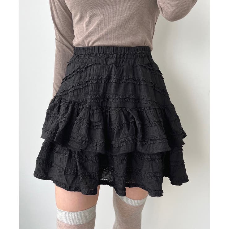 フリルティアードミニスカート | Jewelobe | 詳細画像19 