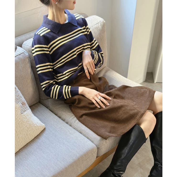 コーデュロイフレアミディスカート | Jewelobe | 詳細画像11 