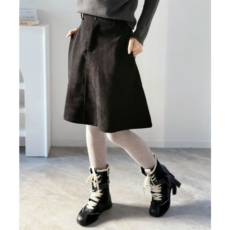 コーデュロイフレアミディスカート | Jewelobe | 詳細画像13 