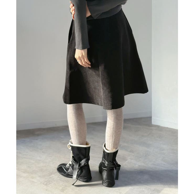 コーデュロイフレアミディスカート | Jewelobe | 詳細画像14 