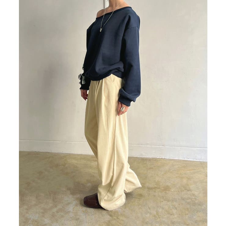 コーデュロイカラーワイドパンツ | Jewelobe | 詳細画像4 