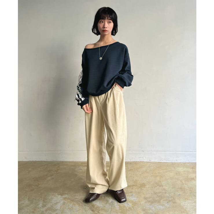 コーデュロイカラーワイドパンツ | Jewelobe | 詳細画像6 