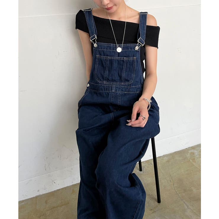 ワイドストレートデニムオーバーオール | Jewelobe | 詳細画像11 